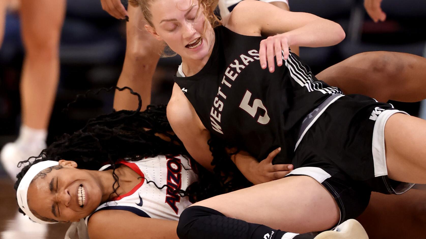 Photos: University of Arizona falls to West Texas A&M 60-57, exhibition